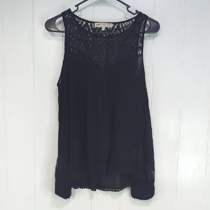 ❤️5/$25 Knox Rose Black Lace Tank Top